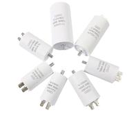 Condensador de arranque de Motor CBB60, condensadores de repuesto eléctricos de doble inserción de 450V con tornillos for bomba de agua de compresor de aire(18uf)