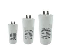 Condensador de arranque de Motor for secadora de lavadora CBB60, 4UF/8UF/20UF/35UF/60UF/100UF 450V, 1 Uds.(100UF 450V)