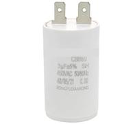Condensador de arranque de pistola de agua for lavadora de coches, lavadora de alta presión, 2 pines, CBB60, 450V, 450VAC, 8UF, 10UF, 12UF, 15UF, 16UF, 1 Uds.(60UF 120X49MM)