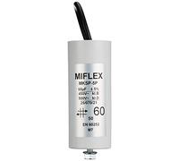 Condensador de Arranque del Motor, 60 µF, 450 V, 50 x 119 mm, línea M8; Miflex; 60 µF.