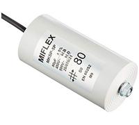 Condensador de Arranque del Motor, 80 µF, 450 V, 60 x 119 mm, línea M8 de Miflex