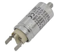 Condensador de arranque Lumonic Hydra MKP-500 2-A [in nchufe 6,3x0,8mm] | condensador de motor 2µF 470V 25x48mm I condensador con caja metálica de
