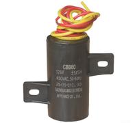 Condensador de arranque para lavadora Aucma para Meiling CBB60 450 V CA Motor Run Part para reparación automática de secadora de lavandería 8UF 10UF 12UF 14UF Rendimiento duradero (12 µF)