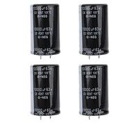 condensador De Audio 10000Uf 63Vcondensador Electrolítico para Amplificador De Audio Y Vehículo, Componente Electrónico De Alta Calidad, Pack De 4