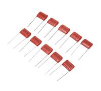 Condensador de bajo P302 630 V de bajo con Condensadores Eléctricos de 10 Pcs para Electrogitars o bajo, Material Rojo oscuro: Adecuado para Accesorios de Instrumentos Musicales