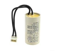 Condensador de bomba de circulación de agua de 2.6uF con conector para sistema de calefacción de caldera de gas montado en la pared, reducción de ruido, funcionamiento estable, pieza de repuesto