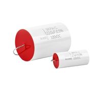 Condensador de cerámica, 2 piezas 250V 0.22UF-68UF Divisor de frecuencia de audio no polar Condensador de fiebre de película de polipropileno metalizado MKPA-C(250V12UF)