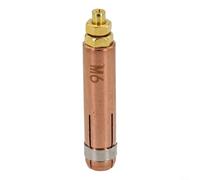 Condensador de descarga de CD Stud de soldadura portabrocas en cobre, para tamaños M3 M5 M6 M8, 43 mm de longitud de repuesto para soplete de soldadura y accesorios de máquina (M6)