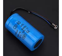 Condensador de Funcionamiento CD60 con Cable 250V CA 200uF 50/60Hz para Compresor de Aire del Motor Condensador de Arranque del Motor Cd60A