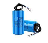 Condensador de funcionamiento de Motor CBB60, 450V, CA, 345681012141516182025303540457080100UF, 1 Uds.(55UF Blue)