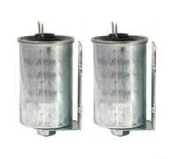 Condensador de funcionamiento del motor, terminal dual de 15UF 450VCA con perno de montaje CBB65 HVAC Condensador de CA Salida consistente Larga vida útil adecuado para motores de aire acondicionado