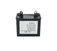 Condensador de funcionamiento del refrigerador C61-P2 12uF 210VAC 50/60Hz