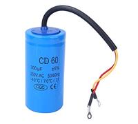 Condensador de Motor, Componente Electrónico, Condensador de Conmutación, CD60 250V 300uf Condensador de Conmutación Accesorio para Electrodomésticos a Prueba de Explosiones