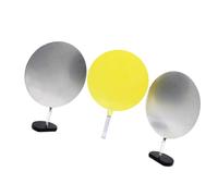 Condensador de placa paralela con disco de aluminio resistente al calor para clases de física para la educación y pruebas de laboratorio, condensadores de aplicaciones de alta frecuencia