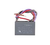 Condensador de ventilador de techo CBB61 de 5 cables y 5 velocidades, condensador de arranque de 4,5UF+6UF+5UF/4,5UF+6U+6U/5UF+5UF+5UF/4UF+4UF+2,5UF/4UF+6UF+5UF (4.5UF+6U+6U)