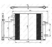 NRF 350048 Condensador, aire acondicionado