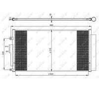 NRF 350071 Condensador, aire acondicionado