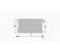 MAGNETI MARELLI 350203752000 Condensador, aire acondicionado