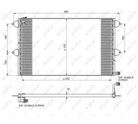 NRF Condensador de aire acondicionado 35034