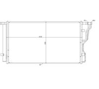 NRF 350486 Condensador, aire acondicionado