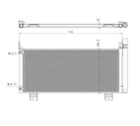NRF 350488 Condensador, aire acondicionado