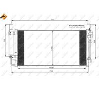 NRF 35473 Condensador, aire acondicionado