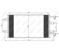 NRF 35505 Condensador, aire acondicionado