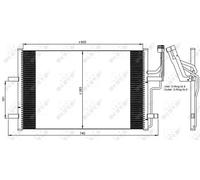 NRF 35507 Condensador, aire acondicionado