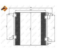 NRF 35526 Condensador, aire acondicionado