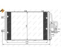 NRF 35530 Condensador, aire acondicionado