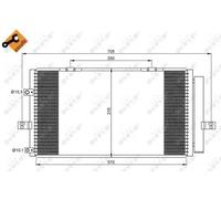 NRF 35659 Condensador, aire acondicionado