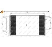 Condensador del aire acondicionado 35751 NRF para IVECO DAILY IV Autobús