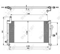 Condensador, aire acondicionado EASY FIT NRF 35765