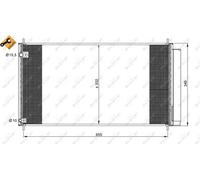 Condensador, aire acondicionado EASY FIT NRF 35838