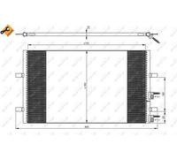 NRF 35846 Condensador, aire acondicionado
