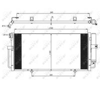 Condensador, aire acondicionado EASY FIT NRF 35875