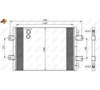 NRF 35909 Condensador, aire acondicionado