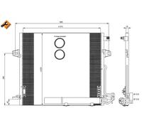 NRF 35927 Condensador, aire acondicionado