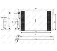 Condensador, aire acondicionado EASY FIT NRF 35973