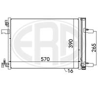 Condensador del aire acondicionado 667047 ERA para OPEL CHEVROLET