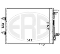 Condensador del aire acondicionado 667072 ERA para RENAULT TWINGO II