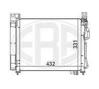 Condensador del aire acondicionado 667119 ERA para KIA PICANTO I