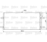 Condensador del aire acondicionado 814029 VALEO para VW TRANSPORTER T4 Autobús
