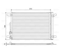 Condensador del aire acondicionado 814301 VALEO para SEAT VW AUDI SKODA CUPRA
