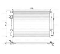 Condensador del aire acondicionado 822581 VALEO para HYUNDAI KIA