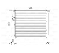 VALEO 822603 Condensador, aire acondicionado