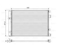 Condensador del aire acondicionado 822610 VALEO para KIA HYUNDAI