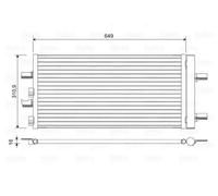 Condensador del aire acondicionado 822615 VALEO para MINI BMW