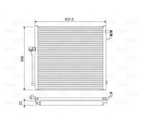 VALEO 822623 Condensador, aire acondicionado