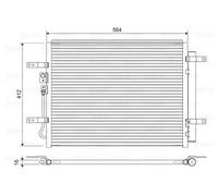 Condensador del aire acondicionado 822628 VALEO para NISSAN HYUNDAI KIA